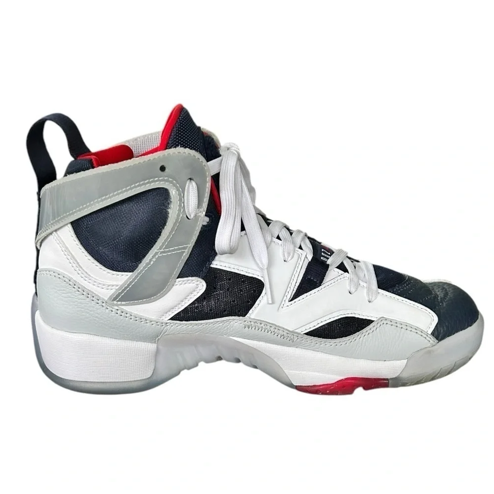 NIKE JORDAN Jumpman XIV Two Trey Olympic Sneakers Leather Mid Tops Men’s Sz 8 EC